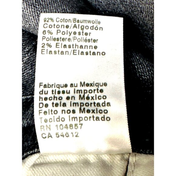 AG Adriano Goldschmied The Prima Ankle Cigarette Jeans Black Denim Frayed Hem 23 - Picture 12 of 16